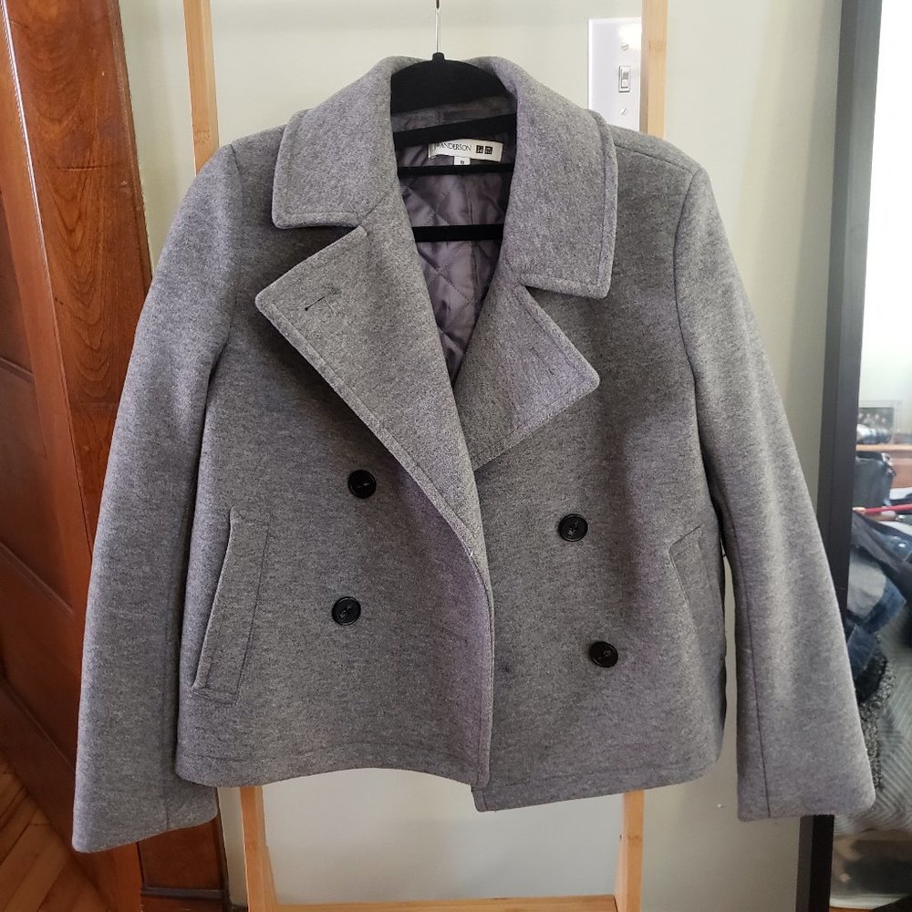 Uniqlo + JW Anderson Wool Pea Coat, XS